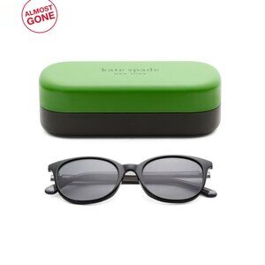 KATE SPADE Black 51mm Round Sunglasses